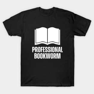 Professional Bookworm Librarian Valentines Day Gift T-Shirt